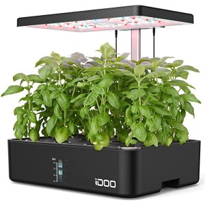 iDOO 室内无土水培种植器 高效节能植物灯 宅家实现田园梦
