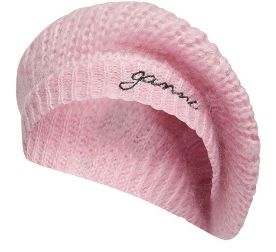 粉色贝雷帽