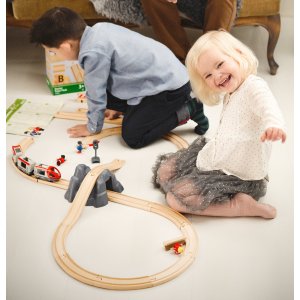 限今天：瑞典品牌Brio 木质儿童玩具套装