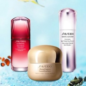 Shiseido 资生堂彩妆护肤品热卖 收蓝胖子、红色蜜露