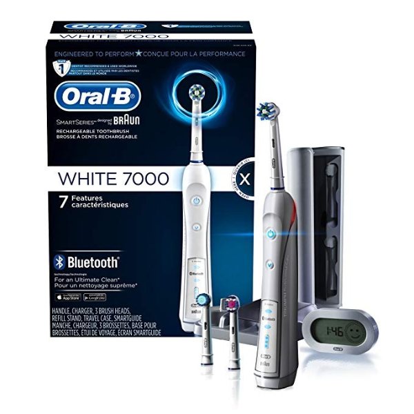 Oral-B 7000 SmartSeries 电动牙刷-白色