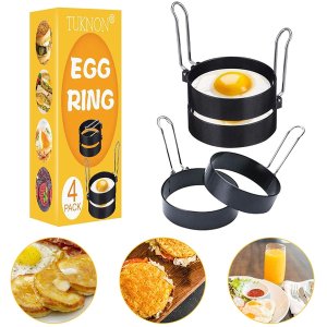 元气早餐必备：鸡蛋模具4件套 做出完美圆形 自制鸡蛋汉堡