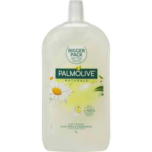 Palmolive Naturals Liquid Hand Wash Aloe & Chamomile Refill & Save 1l | Woolworths