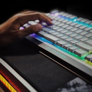 Alienware AW510K RGB 暮光银 机械键盘