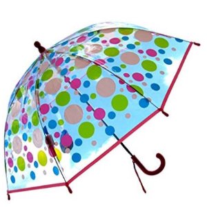 RainStoppers 透明波点儿童伞，34英寸