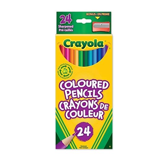 彩色铅笔24支装