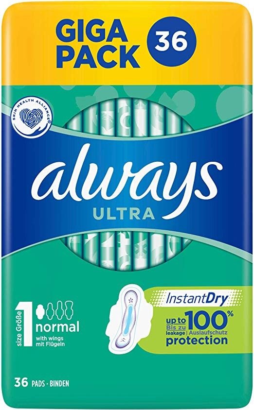 Always Ultra 1号 超吸收护翼卫生巾 36片