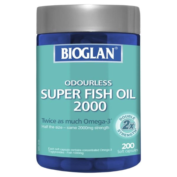 Super 鱼油 2000mg 200 Capsules