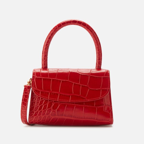 红色鳄鱼纹Mini Bag