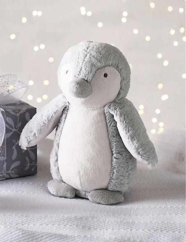 Snow Penguin soft toy 24cm x 16cm