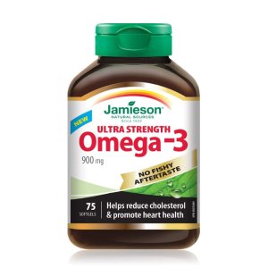 Jamieson 健美生 加强型 Omega-3 无腥味深海鱼油 75粒