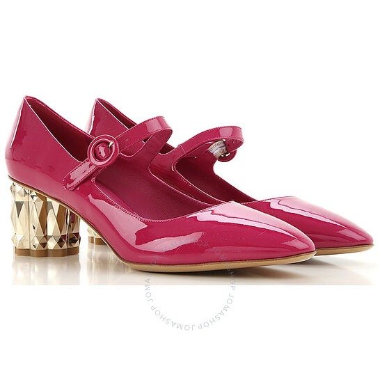 Ortensia粉色高跟鞋