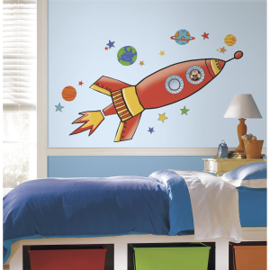 RoomMates 火箭墙面装饰贴纸 卧室自有小宇宙