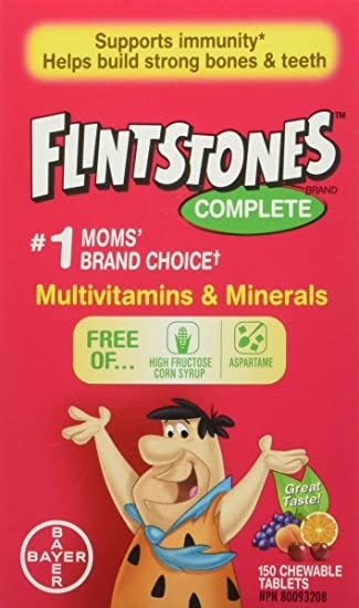 FLINTSTONES 儿童符合维生素咀嚼片 150片