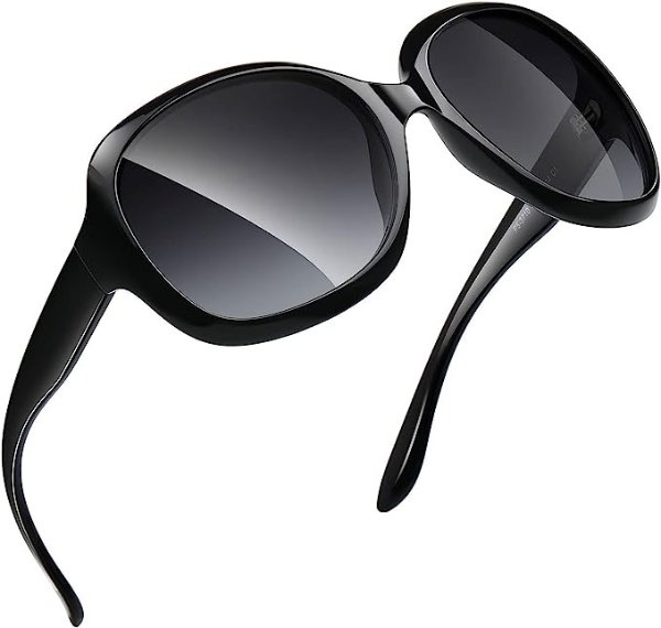 女士偏光太阳镜 经典超大太阳镜 女士墨镜 防护 UV400