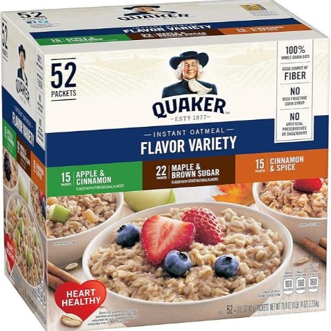 Quaker 即食燕麦片多口味! 健康又美味😋快手早餐你值得拥有
