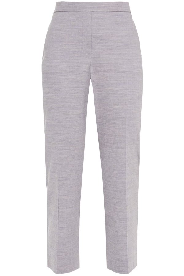 灰紫色小西裤
