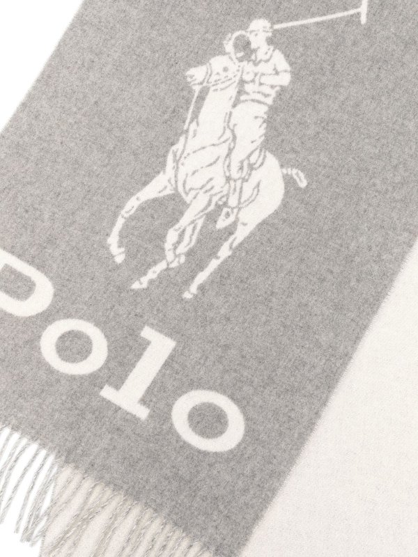 Polo pony fringed 围巾