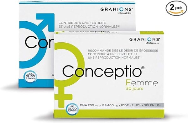 Conceptio 男性+女性 生育食品补充剂 1个月量