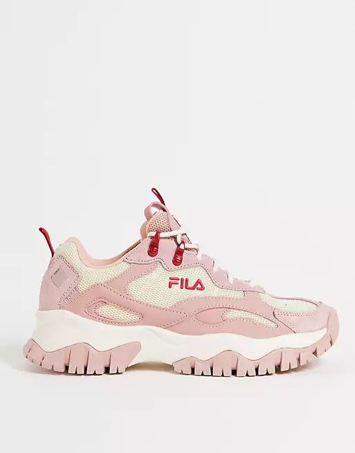 草莓粉老爹鞋