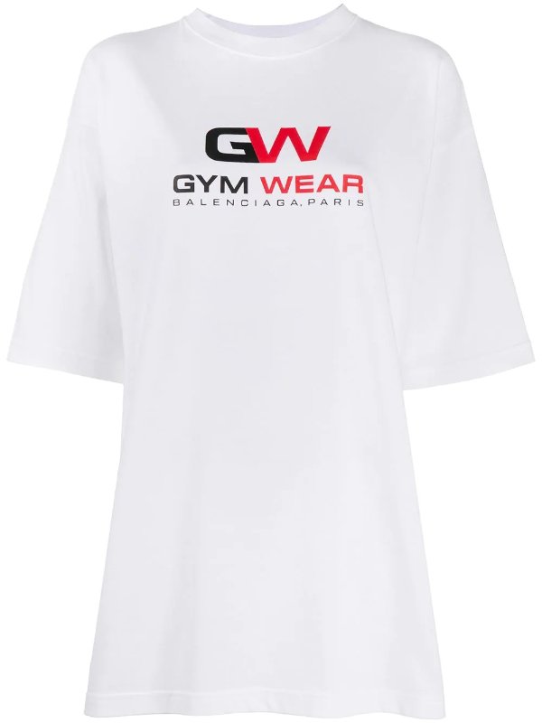 Gym Wear oversized T恤