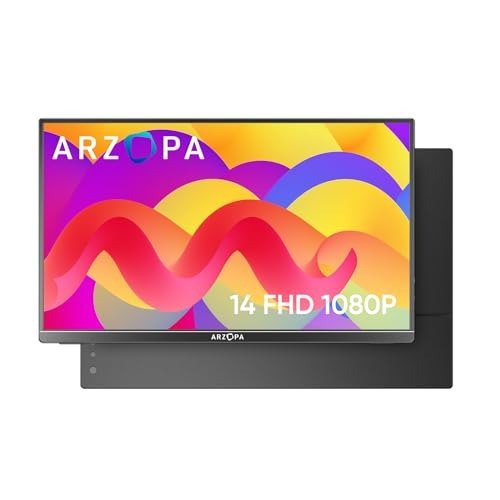 ARZOPA 14'' 1080P 便携显示器