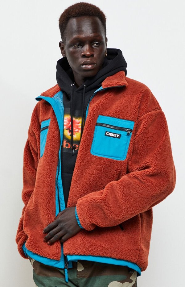 Out There Zip Sherpa Jacket
