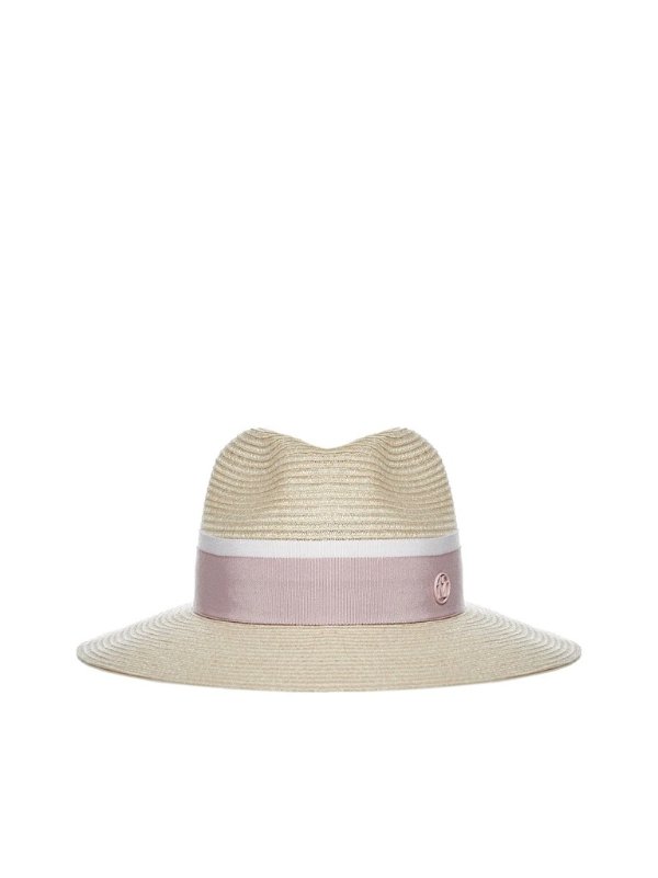 Henrietta Logo粉色编织帽