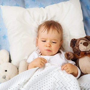 BD狂欢节：Celeep 13" x 18" 婴幼儿舒适柔软健康枕头2件套  纯棉枕套