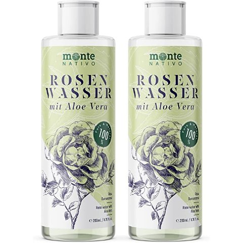 芦荟精华 400ml*2瓶玫瑰水