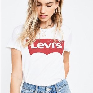Levi's 女款经典标签T恤 XS码 纯棉亲肤好搭配