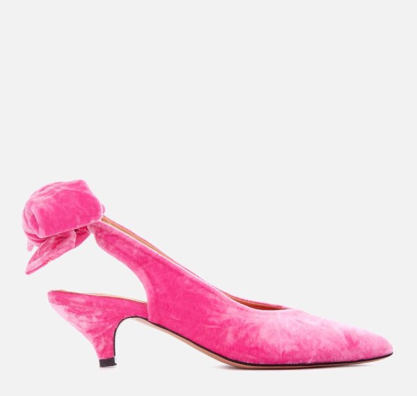 粉色中跟鞋