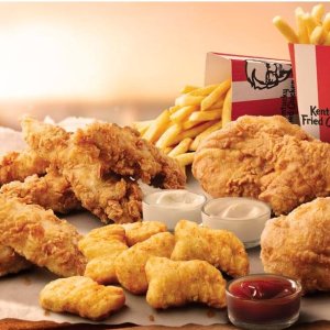 KFC 超爽大食盒Mixed Feast上市 整整4块原味鸡
