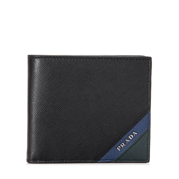 Saffiano Stripe Bifold 钱包