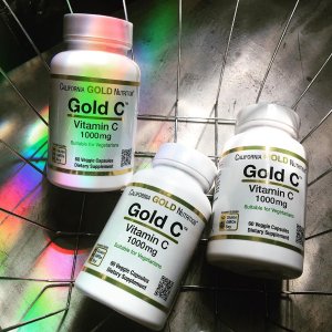 Califormia Gold Nutrition 维生素C 1000mg 60粒装 每粒仅$0.04