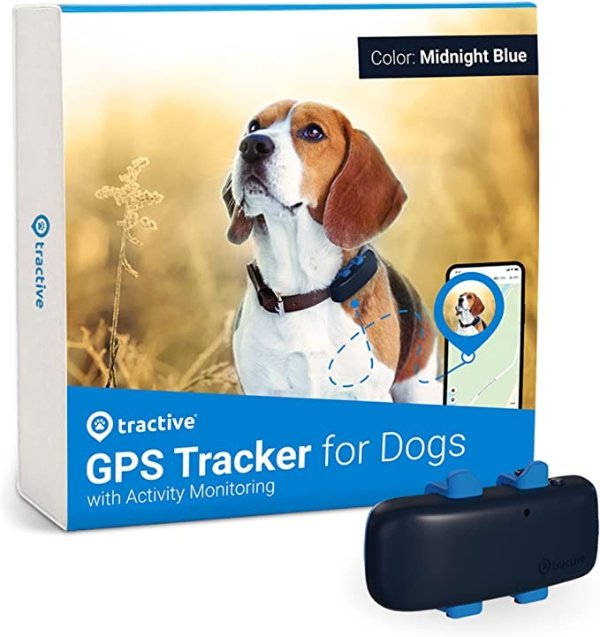 防水GPS狗狗追踪器，黑色
