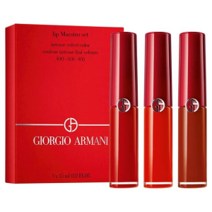 Giorgio Armani 红管唇釉三件套 国内半价入手