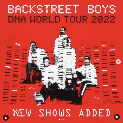 2022年10月 €73收科隆场Backstreet Boys 后街男孩DNA巡演 曼海姆、柏林、慕尼黑...