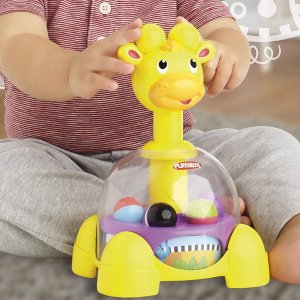 史低价：Playskool 长颈鹿按压弹跳球玩具 可锻炼宝宝的手眼协调性