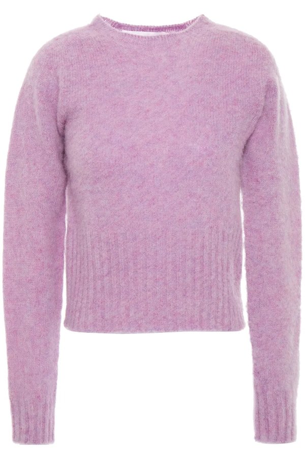 紫色毛衣