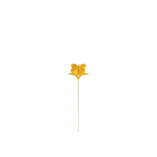黄色皮革花
