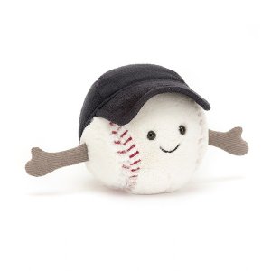 Jellycat戴帽子的棒球
