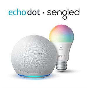 Prime专享Echo Dot 4代智能音箱 +免费智能灯泡