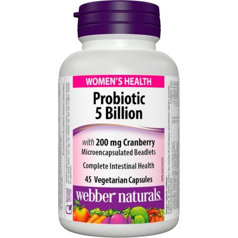 Webber Naturals 蔓越莓益生菌 预防女性复发性尿路感染