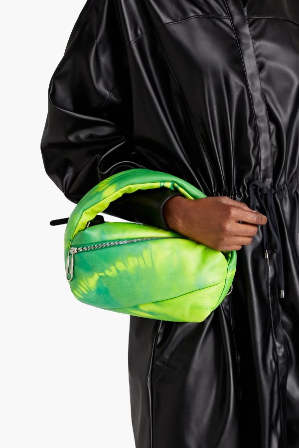 Pump 24 tie-dyed padded leather tote