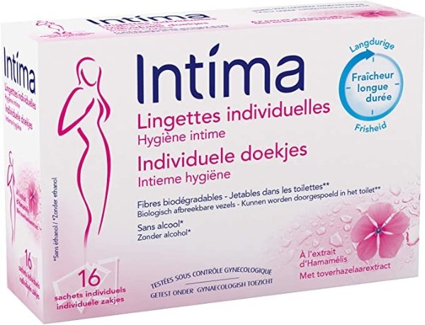 Intima 私处清洁湿巾 16片*2包