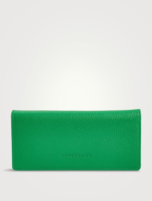 绿色长款钱包