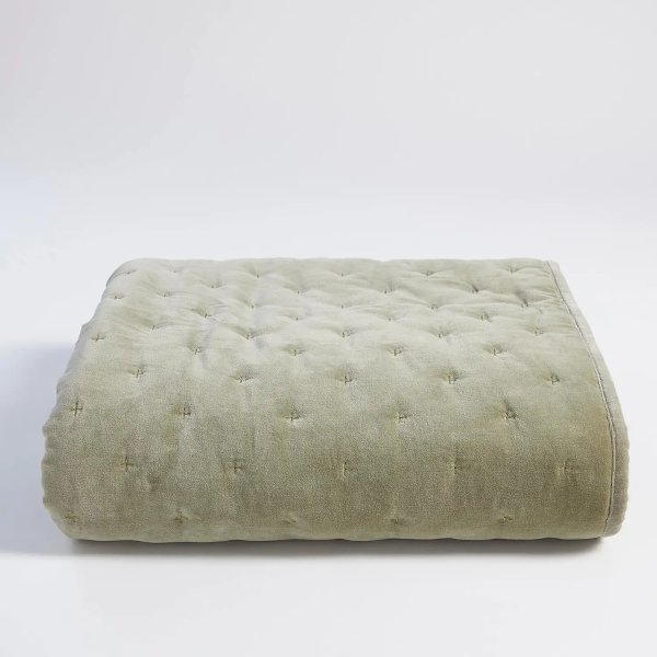 丝绒棉花毯子