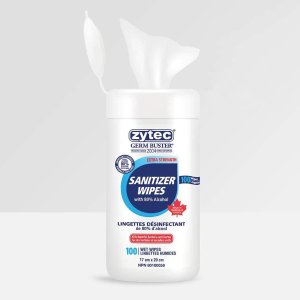 史低价：Zytec 杀菌湿巾100抽 防止细菌传播疫情必备 加拿大制造