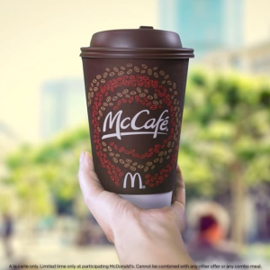 McDonald's 麦当劳 任意size咖啡或茶饮仅$1